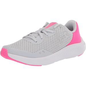imageUnder Armour Kids Grade School Charged Pursuit 3 Running ShoeHalo Gray 100Metallic Silver