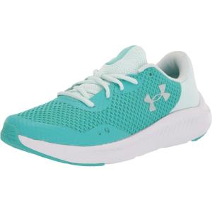 imageUnder Armour Kids Grade School Charged Pursuit 3 Running ShoeNeptune 300Metallic Warm Silver