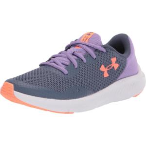 imageUnder Armour Kids Grade School Charged Pursuit 3 Running ShoeUtility Blue 500Electric Tangerine