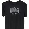 imageUnder Armour Boys Freedom Graphic Short Sleeve TShirt001 Black   Steel