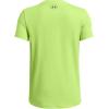 imageUnder Armour Boys Sportstyle Left Chest ShortSleeve TShirt304 Morph Green   Black