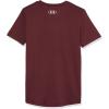 imageUnder Armour Boys Sportstyle Left Chest ShortSleeve TShirt600 Dark Maroon   White