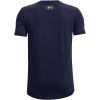 imageUnder Armour Boys Sportstyle Left Chest ShortSleeve TShirtMidnight Navy 410Black