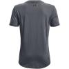 imageUnder Armour Boys Sportstyle Left Chest ShortSleeve TShirtPitch Gray 012Black