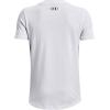 imageUnder Armour Boys Sportstyle Left Chest ShortSleeve TShirtWhite 100Black