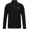 imageUnder Armour Boys Outdoor Quarter Zip Pullover Fleece Lightweight Sweatshirt with a Full FitBlack Twist