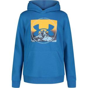 imageUnder Armour Boys Outdoor Hoodie Large Front Pocket QuickDrying ampamp LightweightCosmic Blue