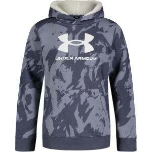 imageUnder Armour Boys Outdoor Hoodie Large Front Pocket QuickDrying ampamp LightweightGrayplume