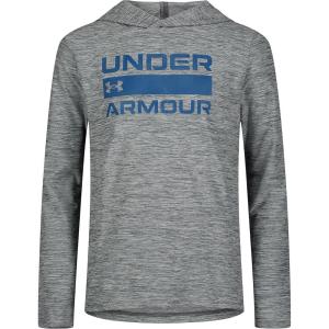 imageUnder Armour Boys Outdoor Hoodie Large Front Pocket QuickDrying ampamp LightweightSteelstack
