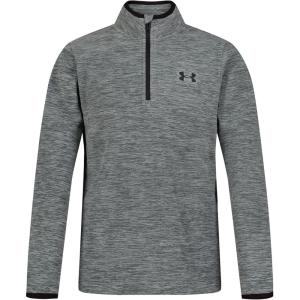 imageUnder Armour Boys Outdoor Quarter Zip Pullover Fleece Lightweight Sweatshirt with a Full FitMod Gray Twist