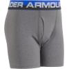 imageUnder Armour Boys Performance Boxer Briefs Lightweight ampamp Smooth Stretch FitUltra Blue 27x6700241  Cool Grey
