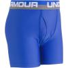imageUnder Armour Boys Performance Boxer Briefs Lightweight ampamp Smooth Stretch FitUltra Blue 27x6700241  Cool Grey