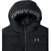 imageUnder Armour Boys Pronto Colorblock Puffer Jacket MidWeight Zip Up Closure Repels WaterBlack Colorblock