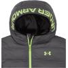 imageUnder Armour Boys Pronto Colorblock Puffer Jacket MidWeight Zip Up Closure Repels WaterCastlerock