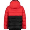 imageUnder Armour Boys Pronto Colorblock Puffer Jacket MidWeight Zip Up Closure Repels WaterRed