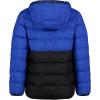 imageUnder Armour Boys Pronto Colorblock Puffer Jacket MidWeight Zip Up Closure Repels WaterTeam Royal Colorblock