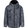 imageUnder Armour Boys Pronto Puffer Jacket MidWeight Zip Up Closure Repels WaterBlack Etch  Reversible