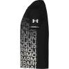 imageUnder Armour Boys Short Sleeve Shirt Crewneck Lightweight and BreathableBlack Gradient