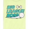 imageUnder Armour Boys Short Sleeve Shirt Crewneck Lightweight and BreathableLime Surge Boss