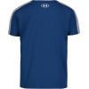 imageUnder Armour Boys Short Sleeve Shirt Crewneck Lightweight and BreathableRetro Graphite Blue