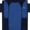 imageUnder Armour Boys Sim Softshell Jacket Hooded with Zipper Closure WaterResistant ampamp LightweightTech Blue