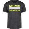 imageUnder Armour Boys Short Sleeve Shirt Crewneck Lightweight and BreathableBlack Twist