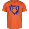imageUnder Armour Boys Short Sleeve Shirt Crewneck Lightweight and BreathableDark Tangerine Etch