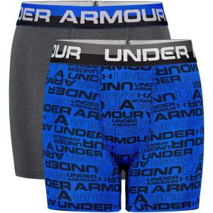 imageUnder Armour Boys Performance Boxer Briefs Lightweight ampamp Smooth Stretch FitUltra Blue