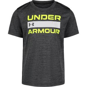 imageUnder Armour Boys Short Sleeve Shirt Crewneck Lightweight and BreathableBlack Twist