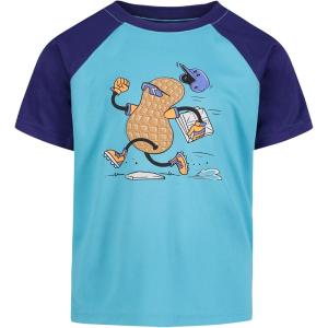 imageUnder Armour Boys Short Sleeve Shirt Crewneck Lightweight and BreathableBlue Surf Base