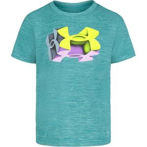 imageUnder Armour Boys Short Sleeve Shirt Crewneck Lightweight and BreathableCircuit Teal