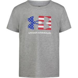 imageUnder Armour Boys Short Sleeve Shirt Crewneck Lightweight and BreathableFreedom  Gray