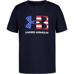 imageUnder Armour Boys Short Sleeve Shirt Crewneck Lightweight and BreathableFreedom  Navy