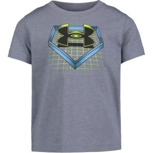 imageUnder Armour Boys Short Sleeve Shirt Crewneck Lightweight and BreathableGravel Cyber Dome