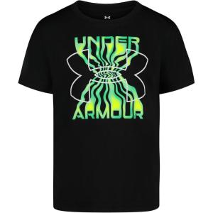 imageUnder Armour Boys Short Sleeve Shirt Crewneck Lightweight and BreathableInterconnect  Black