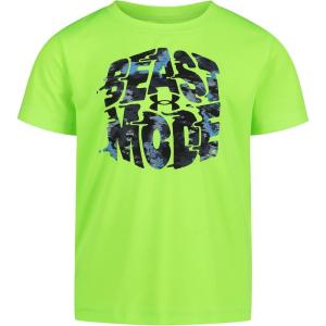 imageUnder Armour Boys Short Sleeve Shirt Crewneck Lightweight and BreathableLime Surge Beast