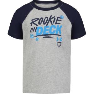 imageUnder Armour Boys Short Sleeve Shirt Crewneck Lightweight and BreathableMod Gray Rookie