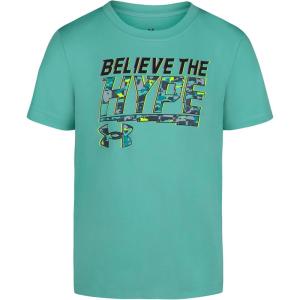 imageUnder Armour Boys Short Sleeve Shirt Crewneck Lightweight and BreathableRadial Turq