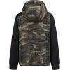 imageUnder Armour Boys 2fer Lightweight Hoodie Hybrid Zipup Jacket with Water Repellent VestBaroque Green
