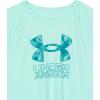 imageUnder Armour Boys Tech Hybrid Printed Fill ShortSleeve TShirt361 Neo Turquoise   Coastal Teal