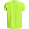 imageUnder Armour Boys Tech Hybrid Printed Fill ShortSleeve TShirt370 Lime Surge   Black