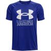 imageUnder Armour Boys Tech Hybrid Printed Fill ShortSleeve TShirt402 Royal   White