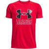 imageUnder Armour Boys Tech Hybrid Printed Fill ShortSleeve TShirt601 Red   Black