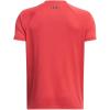 imageUnder Armour Boys Tech Hybrid Printed Fill ShortSleeve TShirt814 Red Solstice   Downpour Gray
