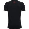 imageUnder Armour Boys Tech Hybrid Printed Fill ShortSleeve TShirtBlack 002Venom Red