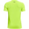 imageUnder Armour Boys Tech Hybrid Printed Fill ShortSleeve TShirtHighvis Yellow 731Pitch Gray