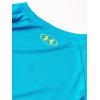 imageUnder Armour Boys Tech Hybrid Printed Fill ShortSleeve TShirtRadar Blue 422Omega Orange