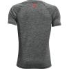 imageUnder Armour Boys Tech Split Logo Hybrid ShortSleeve TShirtBlack 002Beta