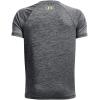 imageUnder Armour Boys Tech Split Logo Hybrid ShortSleeve TShirtBlack 003Hendrix