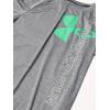 imageUnder Armour Boys Tech Split Logo Hybrid ShortSleeve TShirtPitch Gray 012Matcha Green